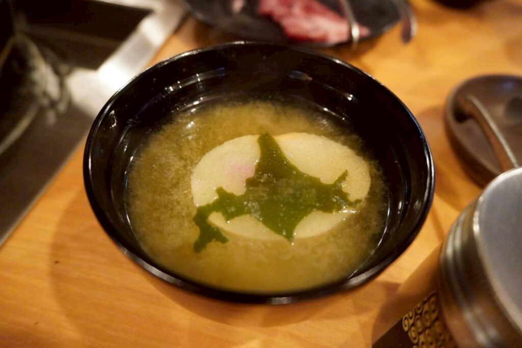 旭川大黒屋さんのお味噌汁